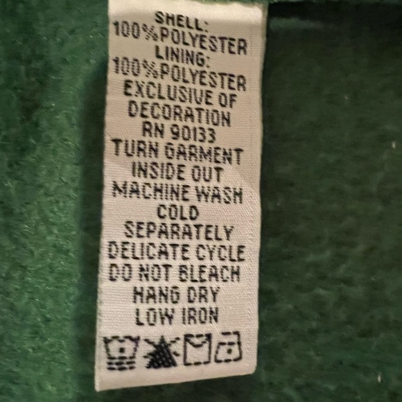 Vintage Bob Mackie XS Green Jacket with attached scarf - Picture 7 of 8